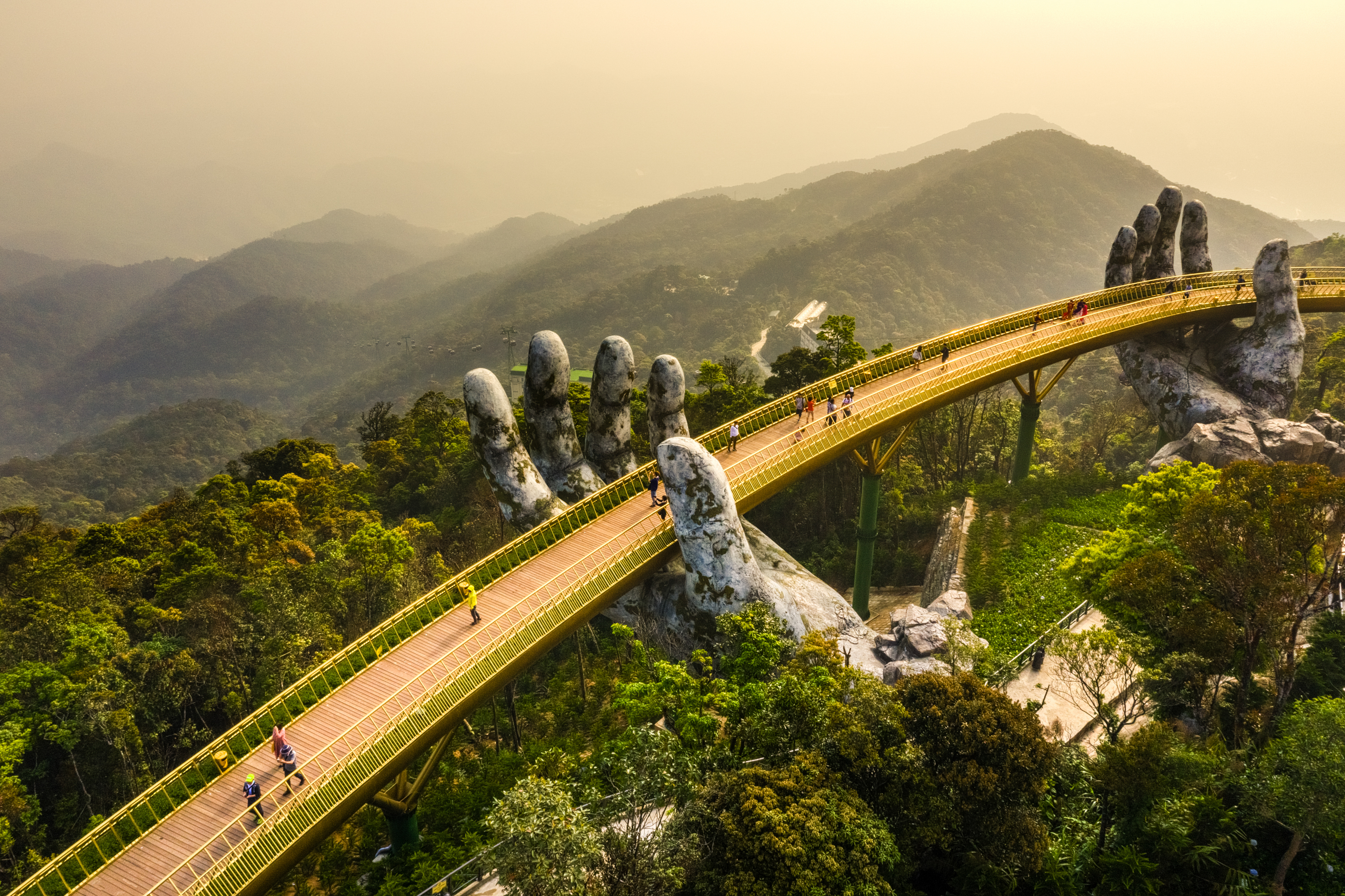 Golden Bridge Da Nang Vietnam